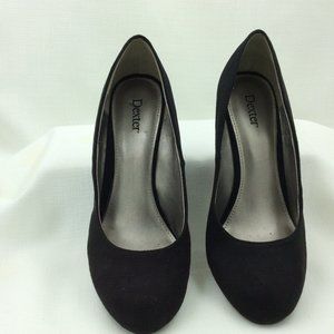 Dexter Black Wedge Shoes